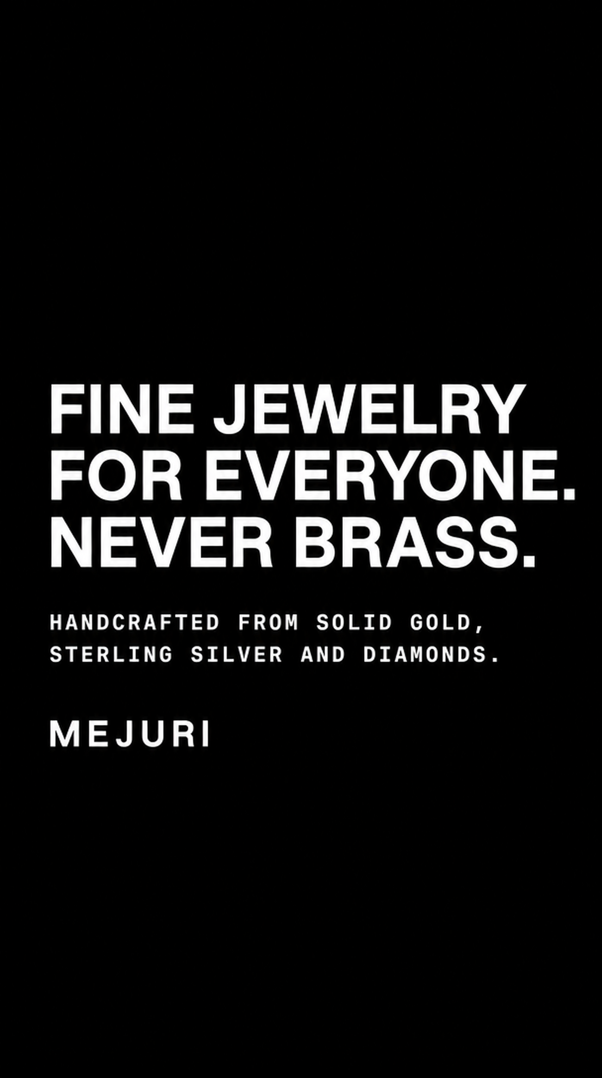 07. Never brass.