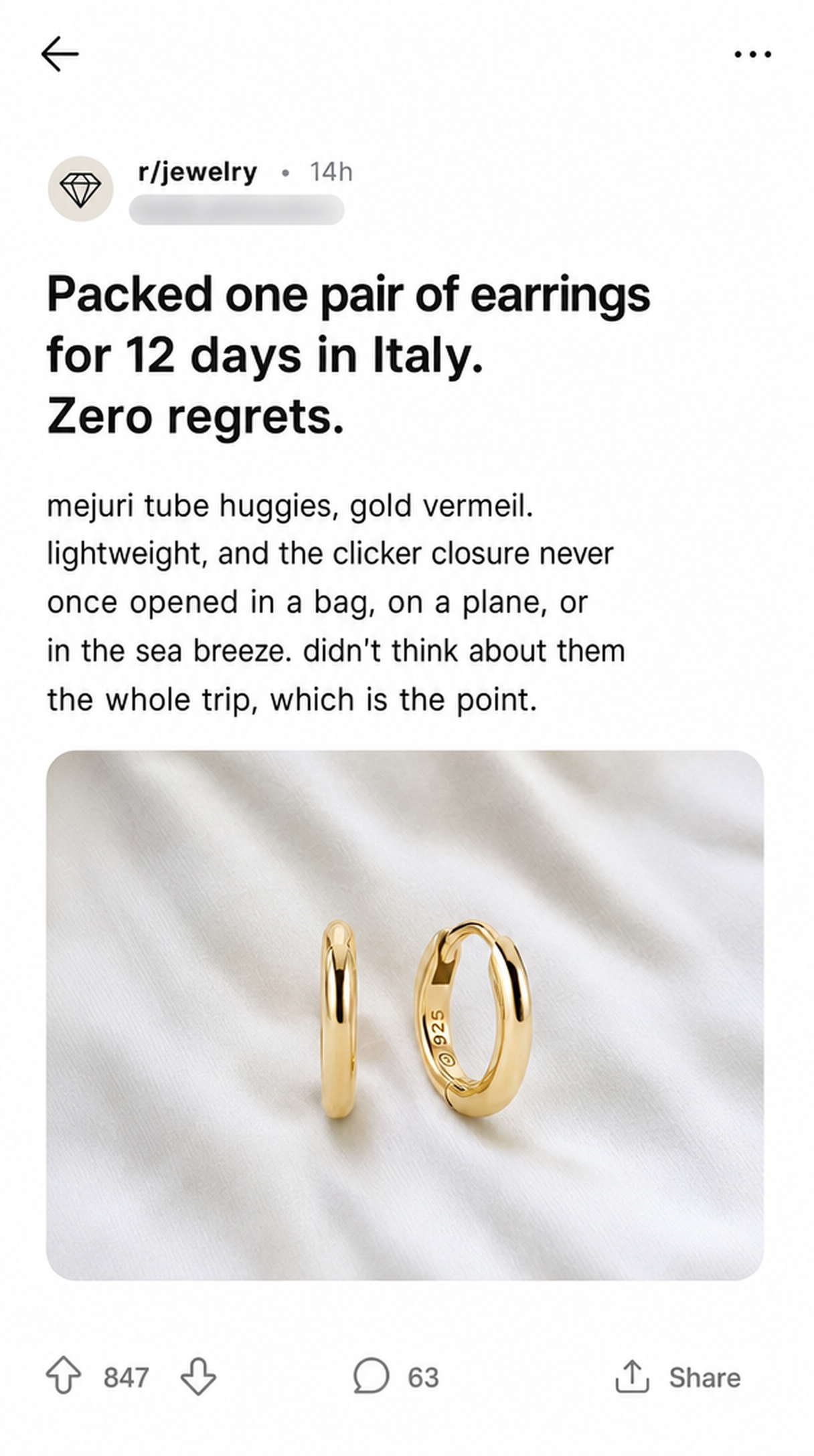 08. Packed one pair for Italy.